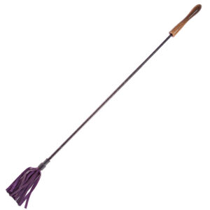 Purple Crop With Wooden Handle